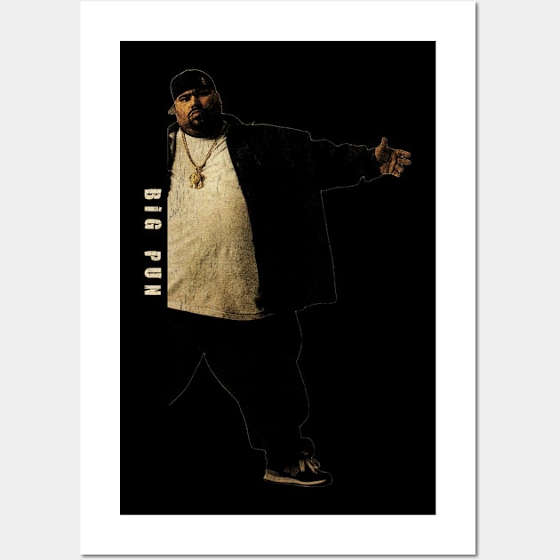 Retro Vintage Big Pun Wall Art by GekNdangSugih